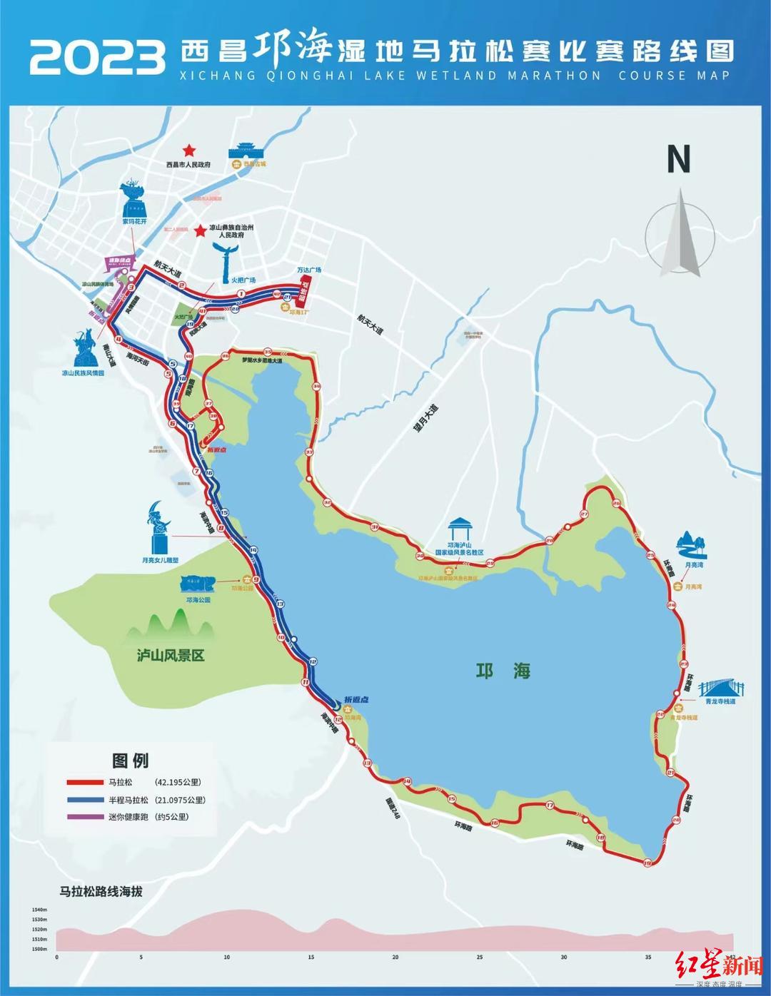 西昌邛海湿地马拉松赛_2020西昌邛海湿地马拉松_西昌邛海马拉松